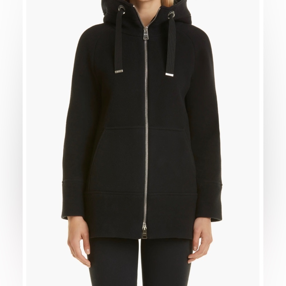 Herno Hooded Wool Blend Jacket